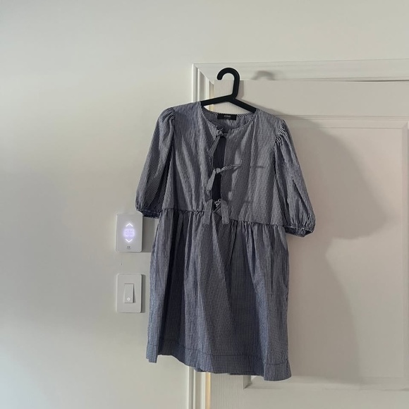 Simons Icone Puffy Sleeves Dress - Picture 2 of 6